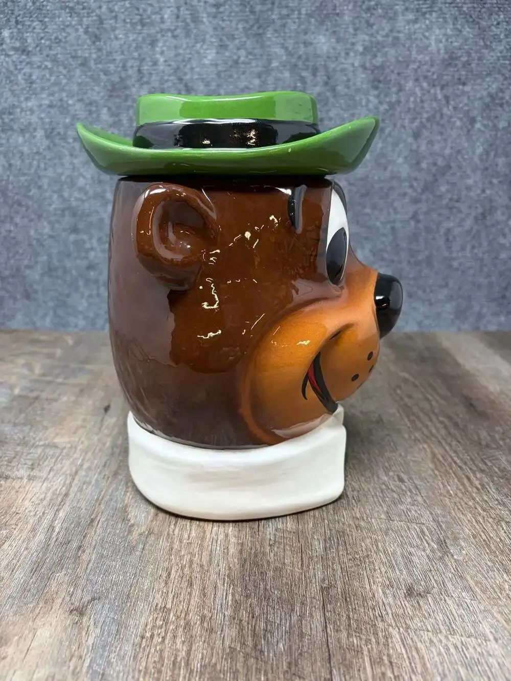 Rare Vintage Classic Yogi Bear Ceramic Cookie Jar Hanna-Barbera 1979 Vibrant EUC
